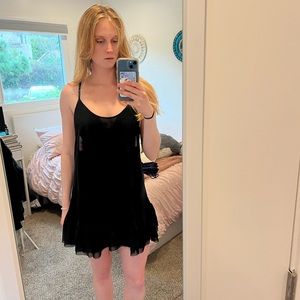 Cotton Candy black dress